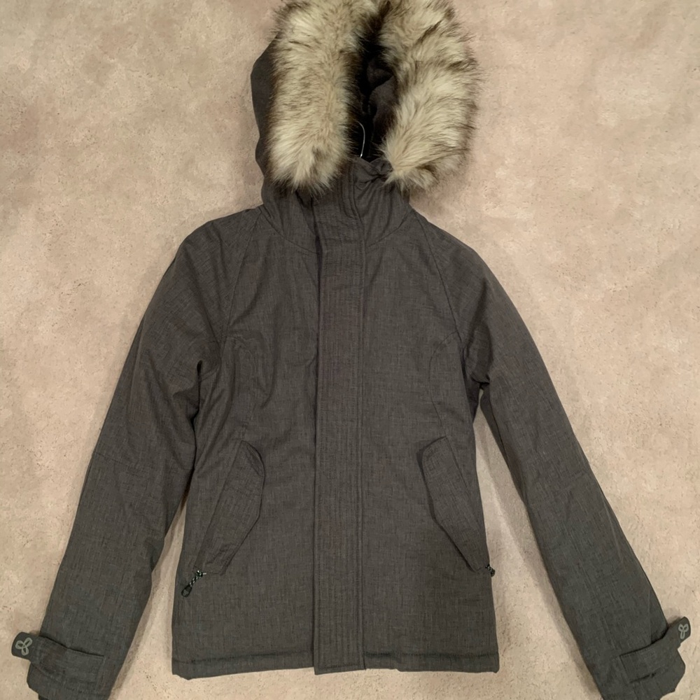 TNA Vail XXS charcoal parka